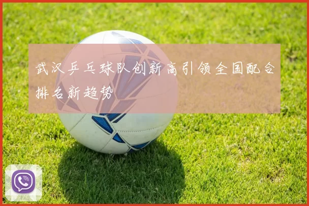 武汉乒乓球队创新高引领全国配合排名新趋势