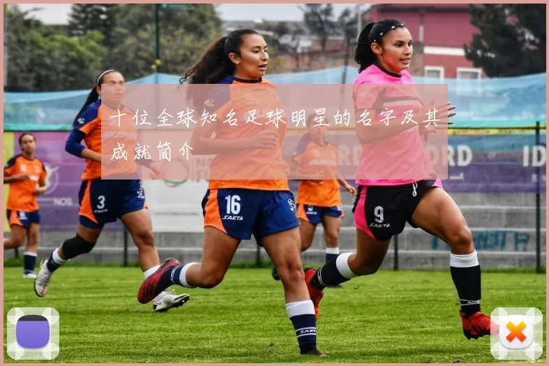十位全球知名足球明星的名字及其成就简介