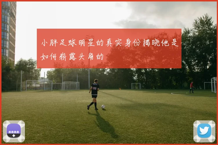 小胖足球明星的真实身份揭晓他是如何崭露头角的
